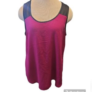 Express sheer & mesh tank top